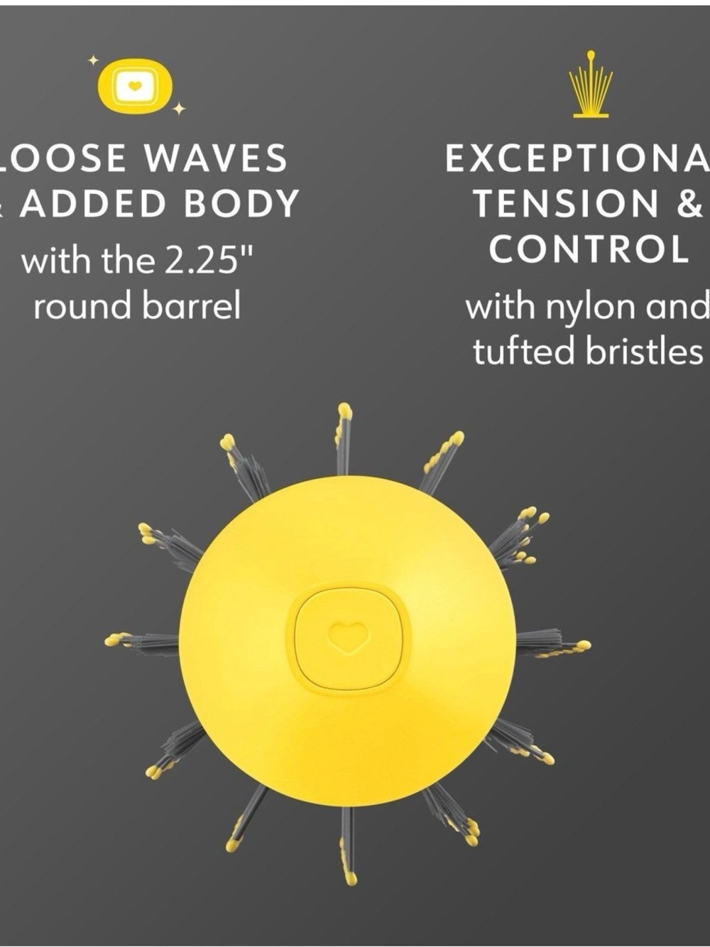 Drybar Single Shot Round Blow-Dryer Brush in Bright Yellow - Picture 9 of 12